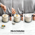 Ninja® CREAMi® 7-in-1 Ice Cream Maker, Ice Cream, Gelato & more, NC299AMZ | Ninja CREAMi transforms frozen bases into ice cream, sorbet and milkshakes at a button touch, from healthy to indulgent.
