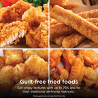 Ninja Air Fryer Pro, 5 Qt, 4-in-1, Grey, AF141 | Air fry, roast, reheat, dehydrate, 1750W, 400F max, Fits 4 lbs fries, Nonstick basket, Dishwasher-safe