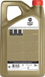 Castrol EDGE 5W-40 Advanced Full Synthetic Engine Oil, 5L