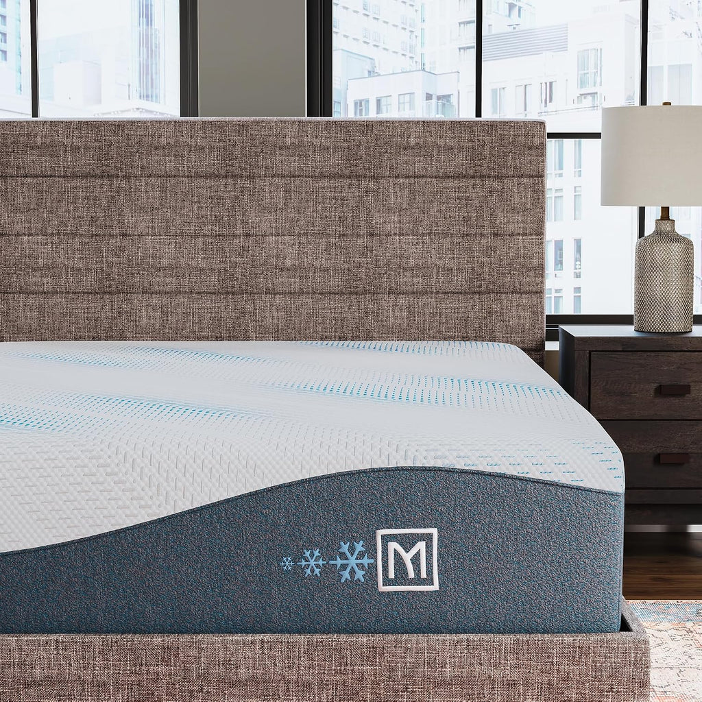 Signature Design by Ashley Millennium Luxury Plush Gel Latex Hybrid 15 Inch Mattress, Queen, White