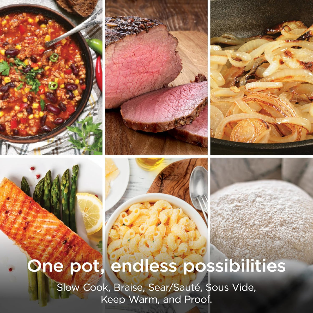 Ninja® PossibleCooker™ PLUS 12-in-1, 8.5-qt, Black, MC1010 | 12-in-1 replaces 12 appliances, Sous Vide & Proof, glass lid, nonstick oven-safe pot to 500°F, cooker-to-oven-to-table.
