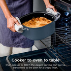 Ninja® Everyday PossibleCooker™ Pro, 6.5-qt, Midnight Blue, MC1101 | 10-in-1, 8 functions: Slow Cook, Sear/Sauté, Braise, Rice, Oats & Pasta. Replaces 10 appliances, cool-touch handles.