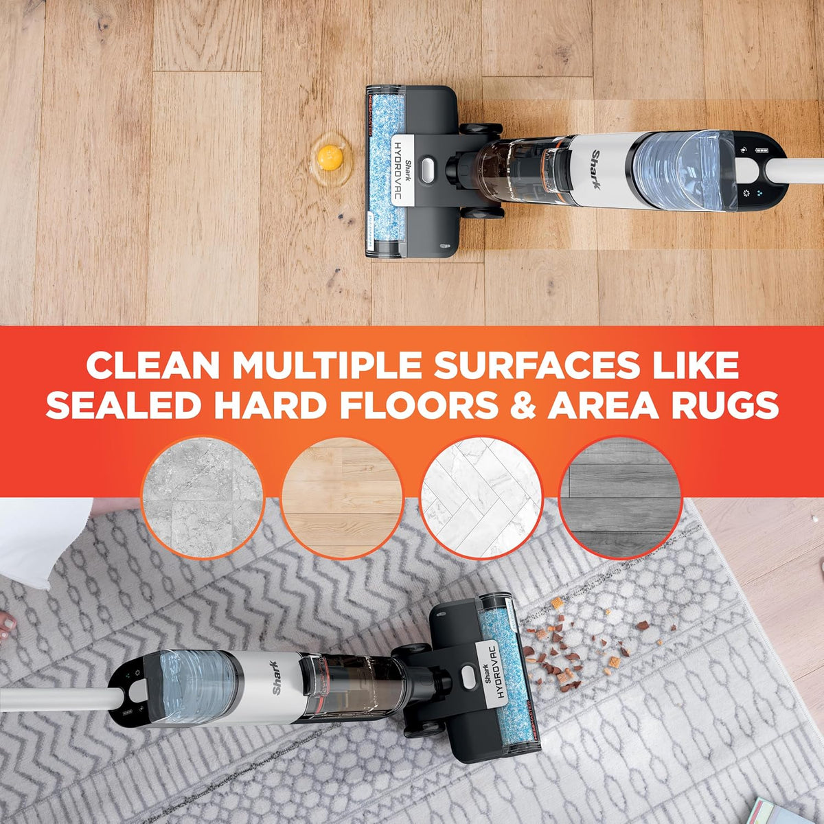 Shark HydroVac MessMaster Wet Dry Vacuum & Mop Combo, AW261