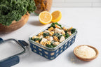Ello Duraglass Mixed Meal Prep Sets Leak-Proof Glass Food Storage Containers with Silicone Sleeves and Airtight BPA-Free Lids, Dishwasher, Microwave, and Freezer Safe