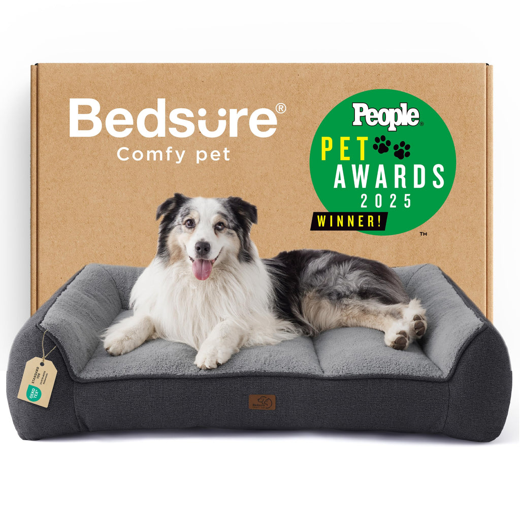 Bedsure SupportMax® Extra Thick Orthopedic XL Dog Bed for Extra Large Dogs
