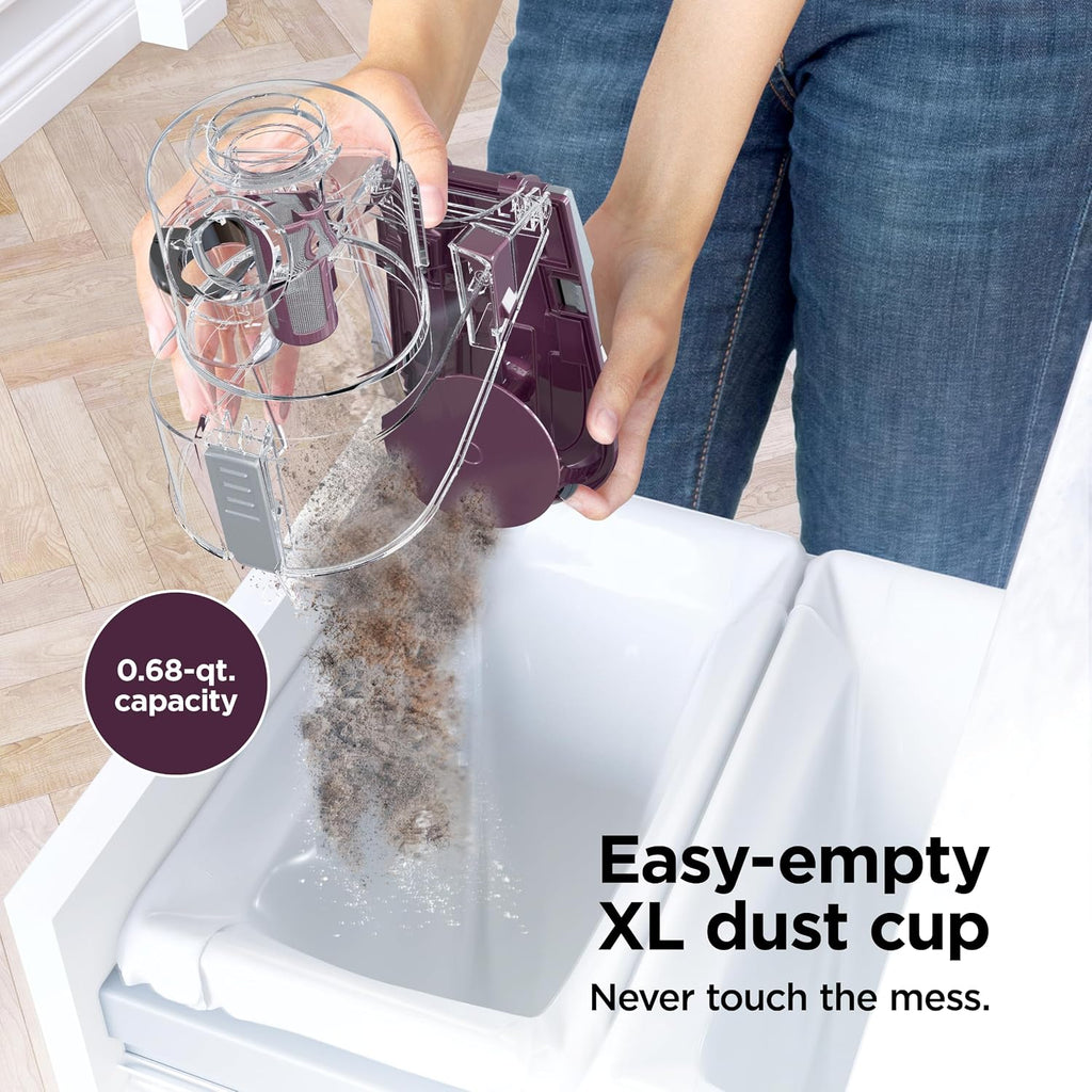 Shark Rocket Pet Plus Corded Stick Vacuum, Lightweight, Bordeaux, HV322