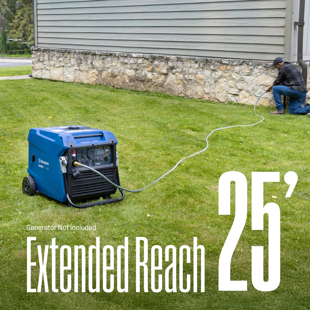 Westinghouse 14500 Peak Watt Tri-Fuel Home Backup Portable Generator, Remote Electric Start, Transfer Switch Ready, Gas, Propane, and Natural Gas Powered