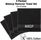 American Soft Linen 100% Cotton Luxury Turkish Towels, Makeup Remover Set