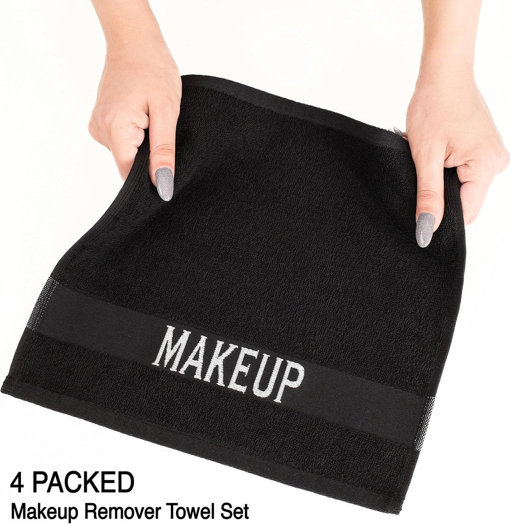 American Soft Linen 100% Cotton Luxury Turkish Towels, Makeup Remover Set