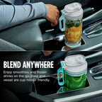 Ninja Blast Max Portable Blender, Twist & Go, 22oz, Navy, BC251NV | Twist & Go removable 22-oz vessel. Auto-iQ Crush & Smoothie programs, cordless. Dishwasher safe, leakproof lid.
