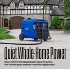 Westinghouse 12000 Peak Watt Dual Fuel Portable Inverter Generator, Remote Electric Start, Transfer Switch Ready, Gas and Propane Powered, Low THD - Safe for Electronics, Parallel Capable, CO Sensor