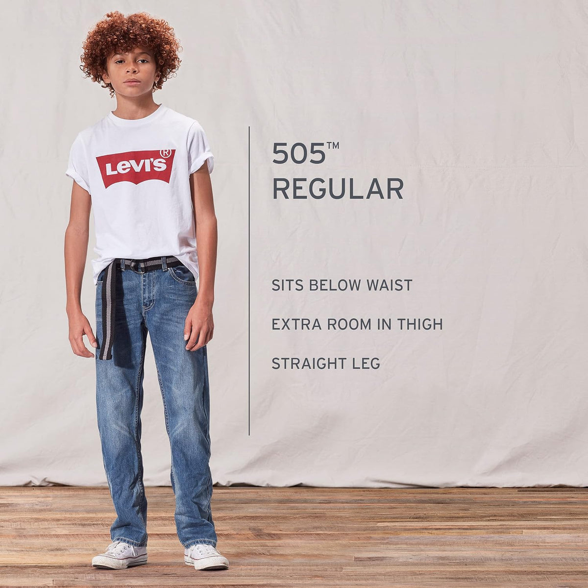 Levi's Boys' 505 Regular Fit Jeans