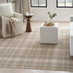 Nourison Home Grafix Olive 7' x 10' Area Rug - Easy Clean, Non Shedding, Bed Room, Living Room, Dining Room, Kitchen (7' x 10')