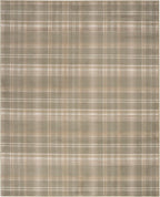 Nourison Home Grafix Olive 7' x 10' Area Rug - Easy Clean, Non Shedding, Bed Room, Living Room, Dining Room, Kitchen (7' x 10')