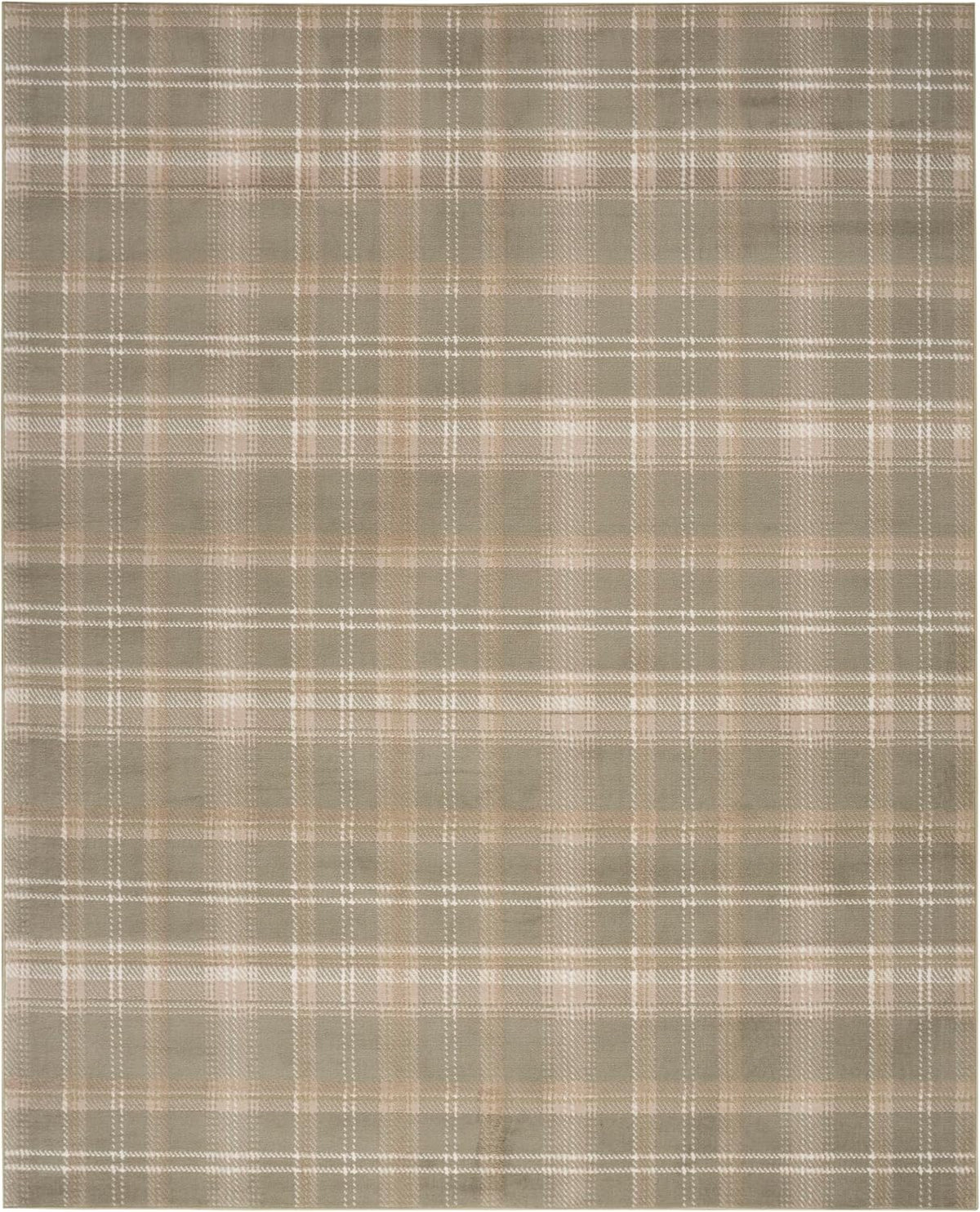 Nourison Home Grafix Olive 7' x 10' Area Rug - Easy Clean, Non Shedding, Bed Room, Living Room, Dining Room, Kitchen (7' x 10')
