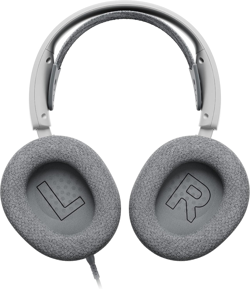 SteelSeries Arctis Nova 1P for PlayStation - PS5 Gaming Headset - Hi-Fi Drivers - 360° Spatial Audio - AirWeave Memory Foam Ear Cushions - Lightweight - Also compatible with PC, Xbox - White