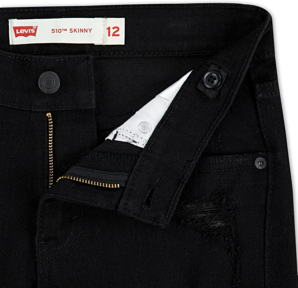 Levi's Boys' 510 Skinny Fit Destructed Jeans