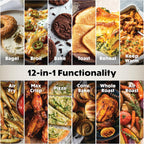 Ninja Double Oven Pro Smart XL, 30.2 Qt, 12-in-1, Stainless Steel, DCT801 | DualZone, Smart Finish, Fits 4.5 lb chicken, Air fry, bake, broil, roast, toast, pizza