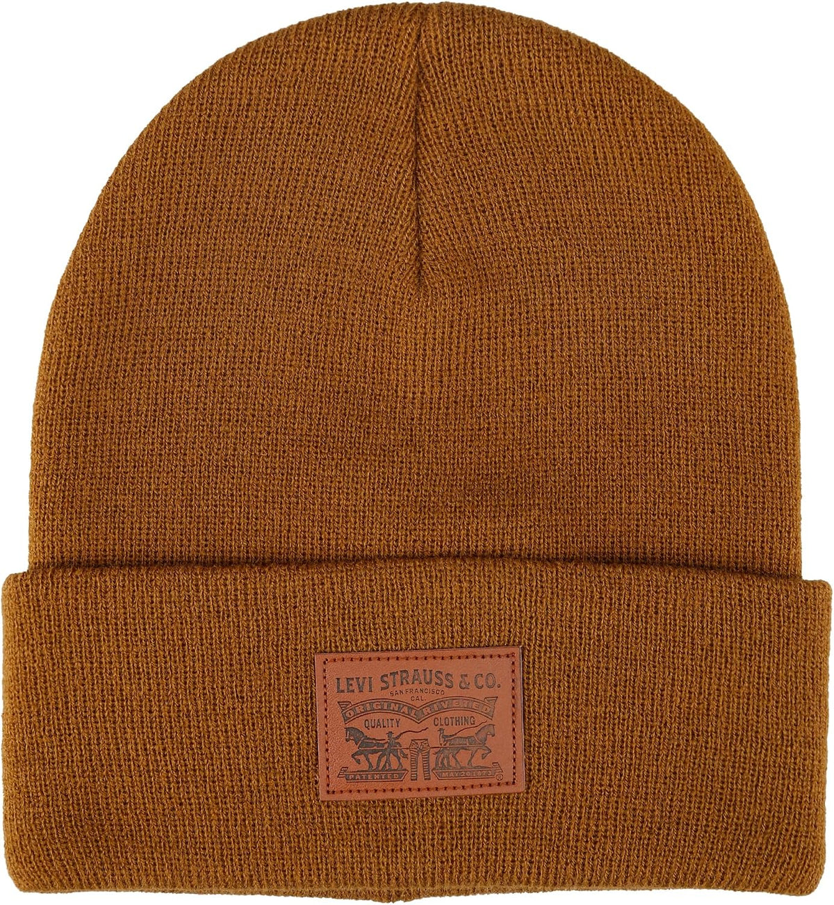 Levi's Mens All-Season Hero Beanie Soft Knit Cuffed Winter Hat, Warm & Comfortable Everyday Style