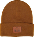 Levi's Mens All-Season Hero Beanie Soft Knit Cuffed Winter Hat, Warm & Comfortable Everyday Style