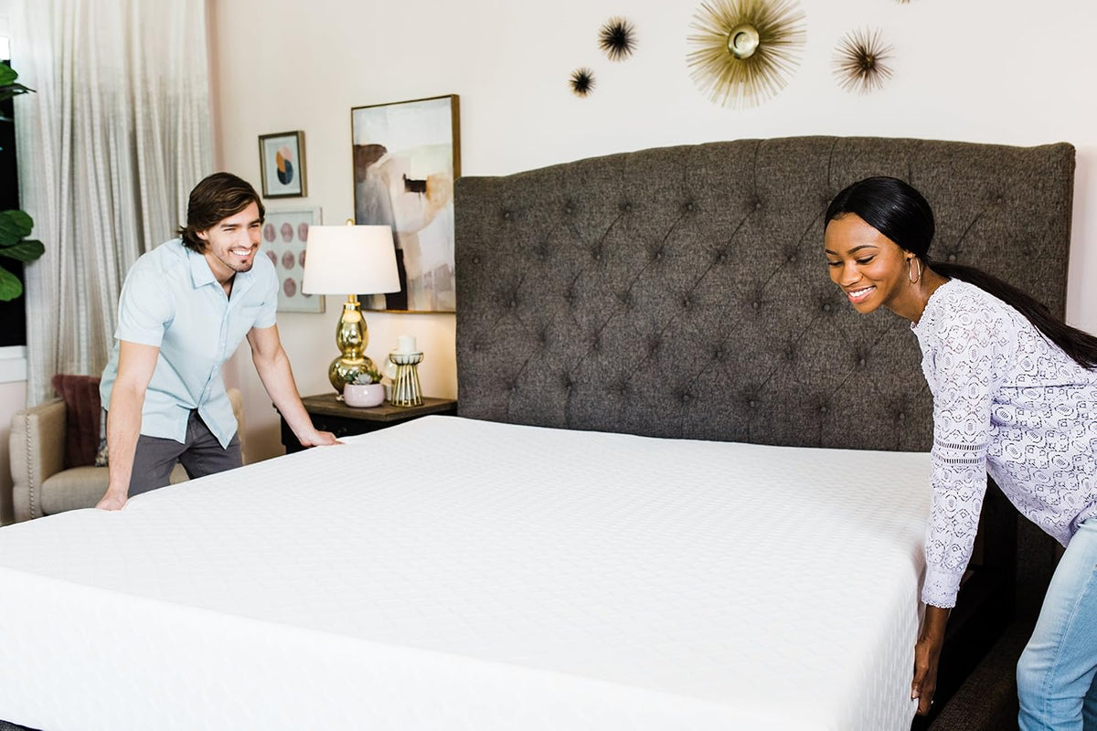 Signature Design by Ashley 8 Inch Twin Memory Foam Mattress, White