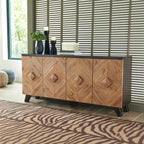 Signature Design by Ashley 72" Sideboard Accent Cabinet with Doors