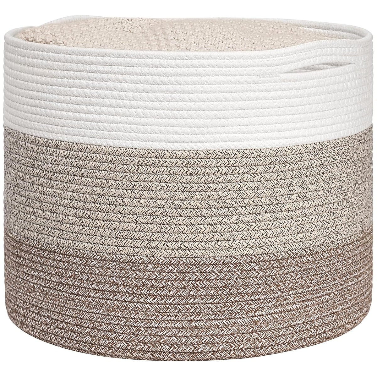 Goodpick Woven Rope Basket for Blankets Fit Nursery & Living Room, 45L