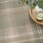 Nourison Home Grafix Olive 7' x 10' Area Rug - Easy Clean, Non Shedding, Bed Room, Living Room, Dining Room, Kitchen (7' x 10')