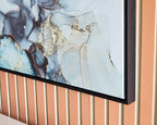 Signature Design by Ashley Modern Abstract Wall Art 30x40 for Living Room | Gallery wrapped canvas in a polystyrene outer frame, For dining rooms, guest spaces, and home offices, Jordsboro Series