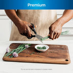 Ninja® Never Dull™ 14-Pc Knife System, Built-in Sharpener, Black, K32014 | Stays razor-sharp 10+ years. German stainless steel blades. A few swipes of the foolproof sharpener restores a superior edge.