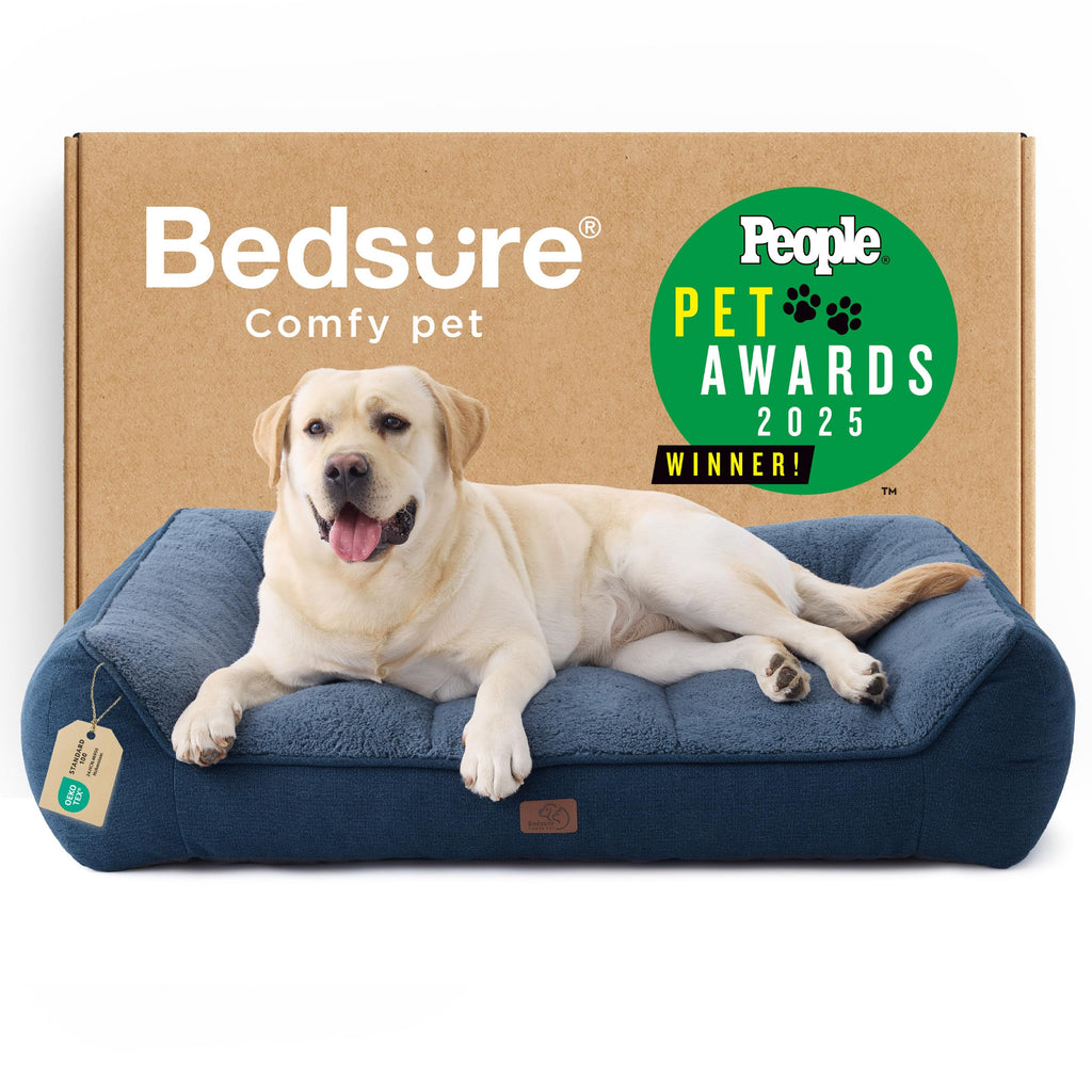 Bedsure SupportMax® Extra Thick Orthopedic XL Dog Bed for Extra Large Dogs