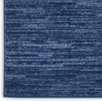 Nourison Home Essentials Indoor Outdoor Area Rug, Navy Blue, 4' x 6'