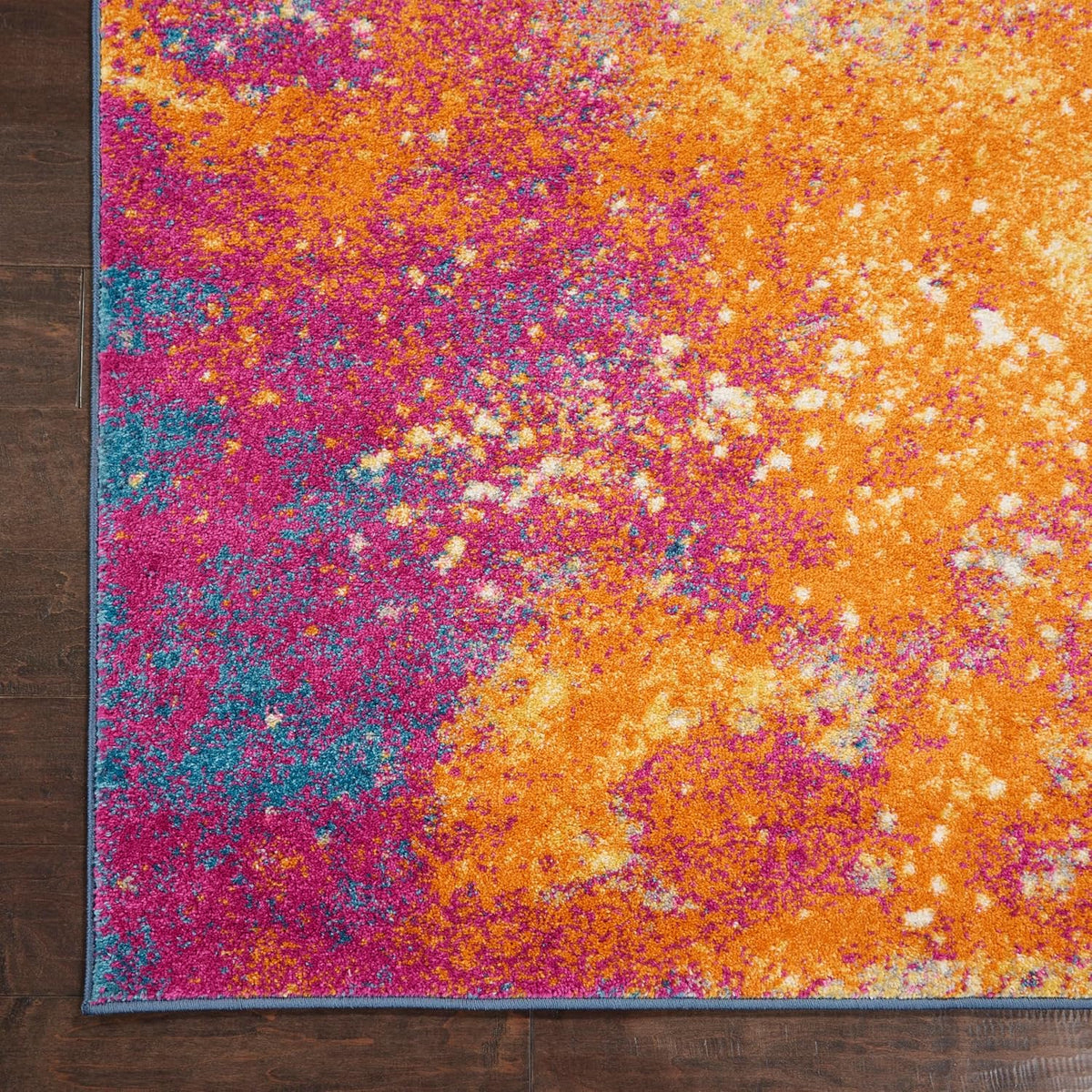 Nourison Home Passion Sunburst 8' x 10' Area-Rug, Modern, Abstract, Easy-Cleaning, Non Shedding, Bed Room, Living Room, Dining Room, Kitchen