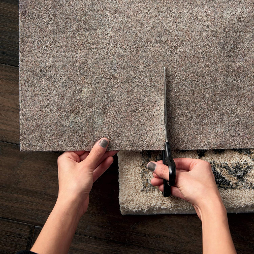 Nourison Home RugLoc Grey 3'4" x 5' Non-Slip Rug Pad, (3x5)