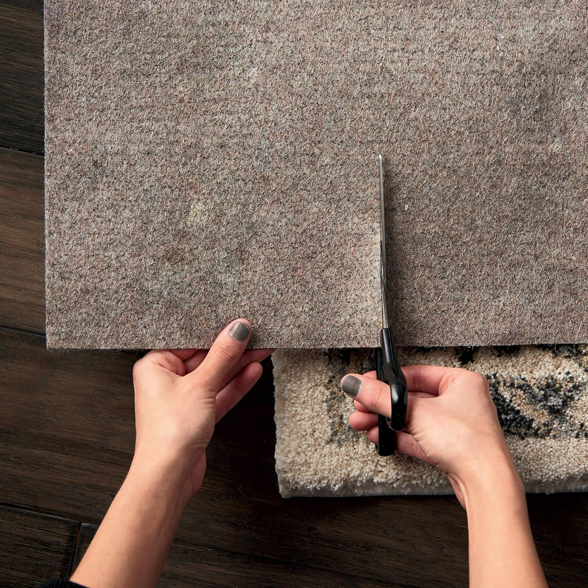 Nourison Home RugLoc Grey 3'4" x 5' Non-Slip Rug Pad, (3x5)