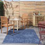 Nourison Home Nourison Essentials Navy Blue 5' x 7' Area Rug - Easy Clean, Non Shedding, Bed Room, Living Room, Dining Room, Kitchen (5' x 7')
