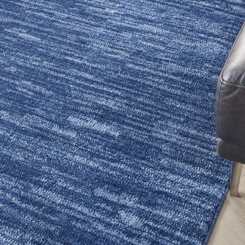 Nourison Home Nourison Essentials Navy Blue 5' x 7' Area Rug - Easy Clean, Non Shedding, Bed Room, Living Room, Dining Room, Kitchen (5' x 7')
