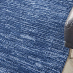Nourison Home Nourison Essentials Navy Blue 5' x 7' Area Rug - Easy Clean, Non Shedding, Bed Room, Living Room, Dining Room, Kitchen (5' x 7')