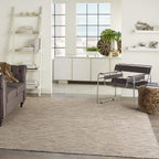 Nourison Home Positano Beige 4' x 6' Area Rug - Easy Clean, Non Shedding, Bed Room, Living Room, Dining Room, Kitchen (4' x 6')