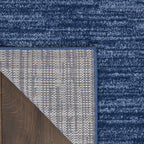 Nourison Home Nourison Essentials Navy Blue 5' x 7' Area Rug - Easy Clean, Non Shedding, Bed Room, Living Room, Dining Room, Kitchen (5' x 7')