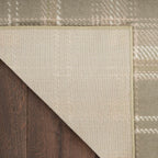 Nourison Home Grafix Olive 7' x 10' Area Rug - Easy Clean, Non Shedding, Bed Room, Living Room, Dining Room, Kitchen (7' x 10')