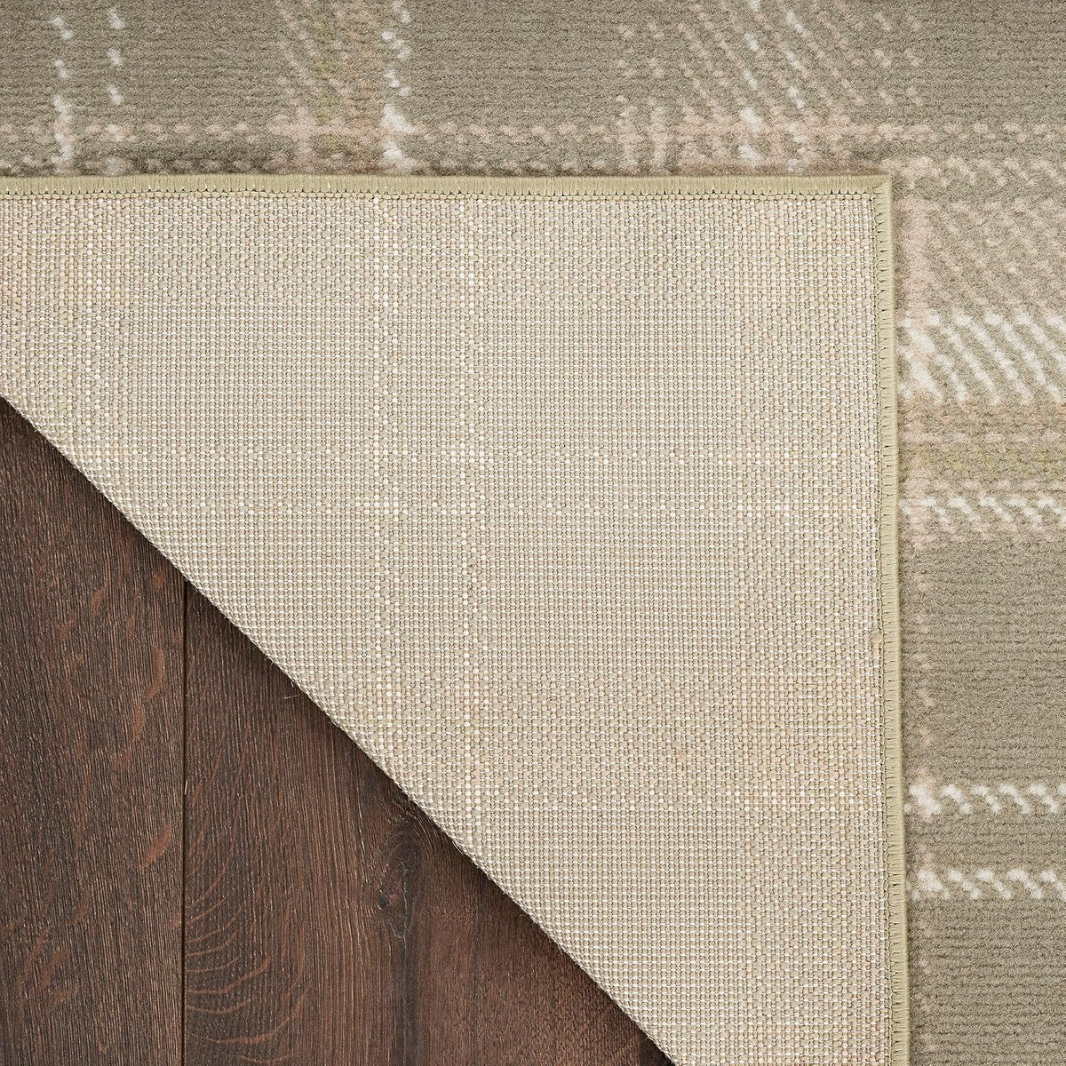 Nourison Home Grafix Olive 7' x 10' Area Rug - Easy Clean, Non Shedding, Bed Room, Living Room, Dining Room, Kitchen (7' x 10')